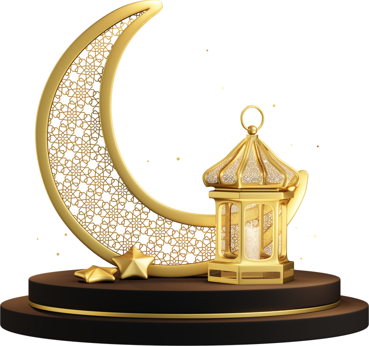 Ramadan Lantern on Podium